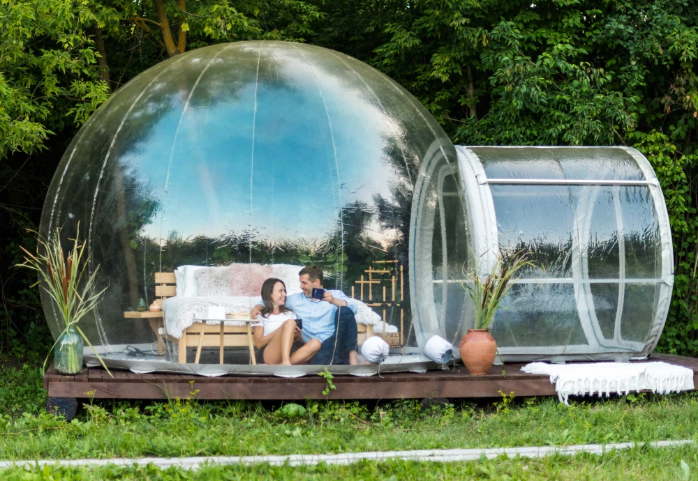 the bubble tent